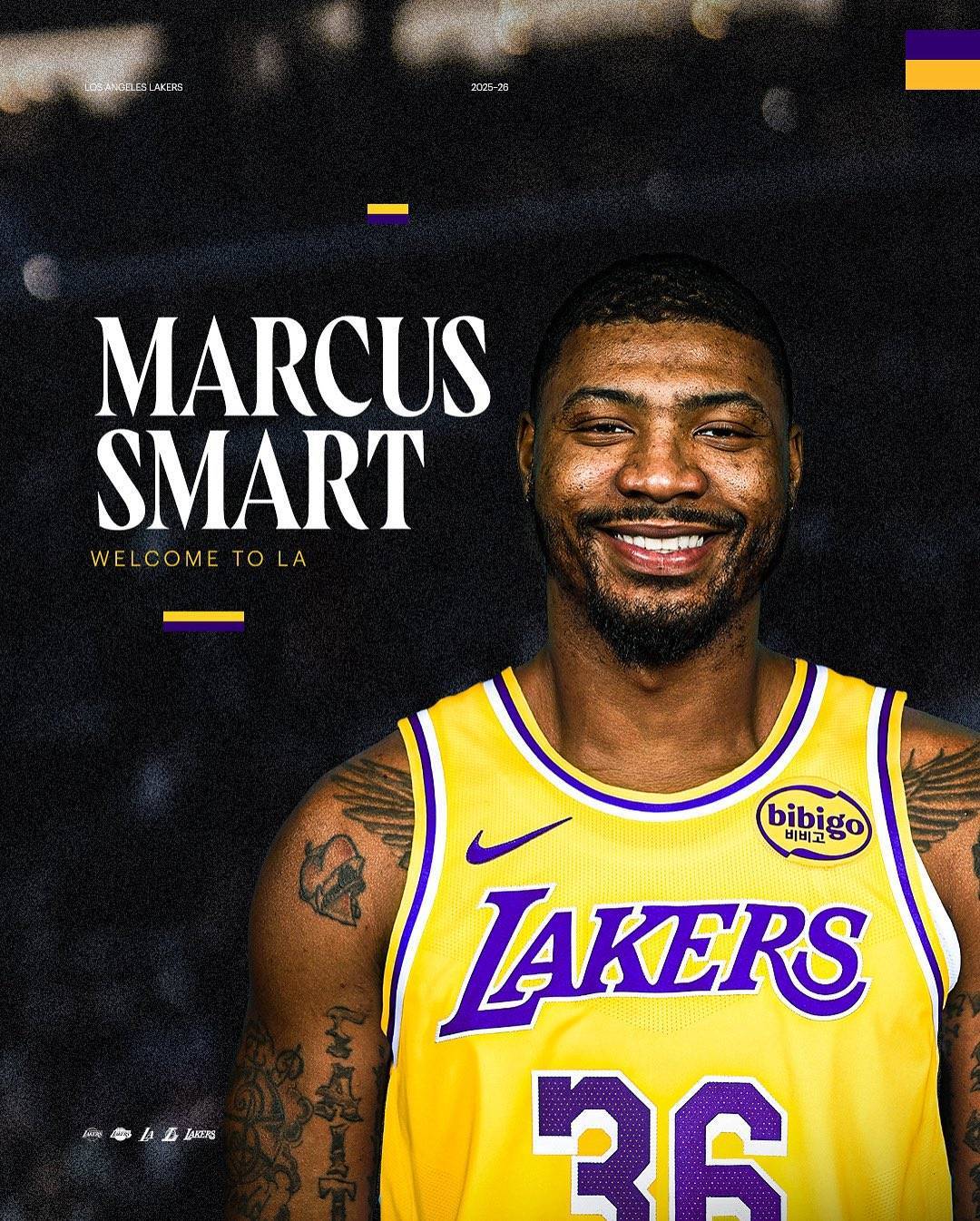 湖人官宣签下斯玛特 后者：冲击冠军是重中之重